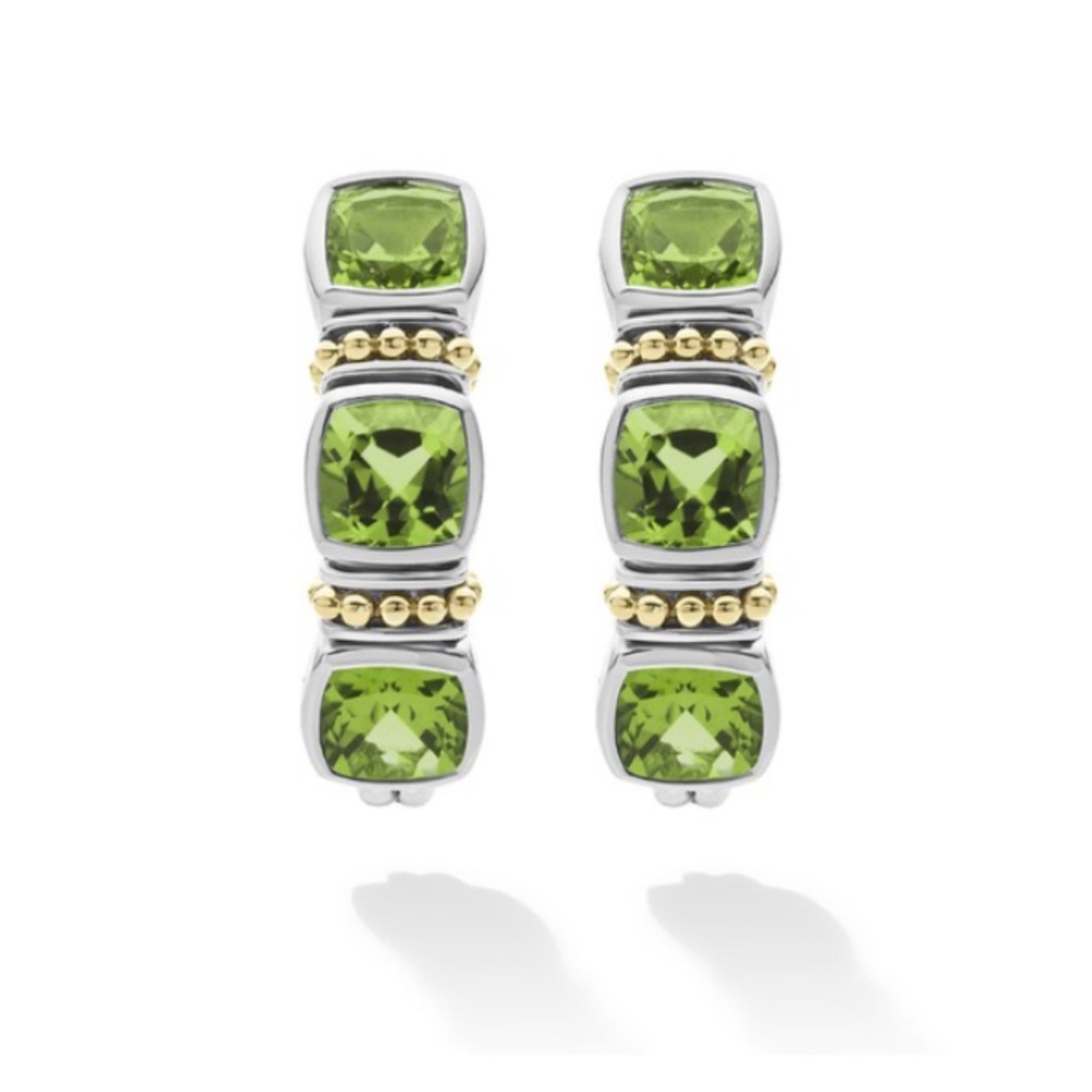 NWT Lagos Rittenhouse Peridot Hoop Earrings